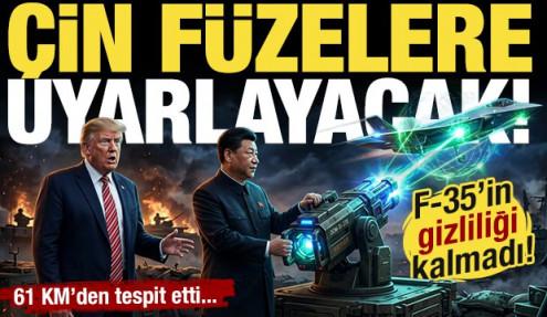 F-35'in gizliliğine Çin darbesi! 61 kilometreden tespit etti! Füzelere uyarlanacak...