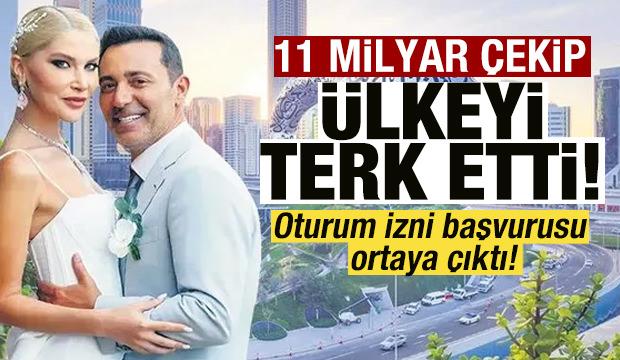 Fon krizi! Mustafa Sandal'ın eşi Melis Sütşurup 11 milyar çekip ülkeyi terk etti!