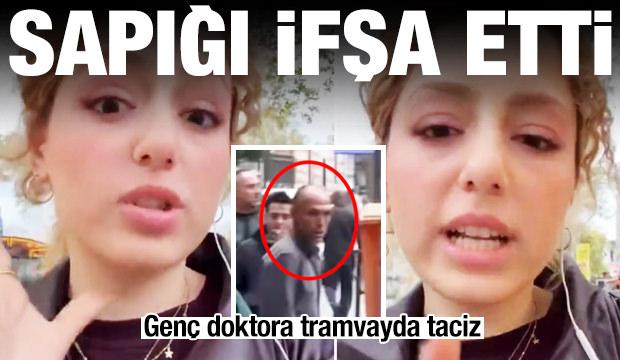 Genç doktora tramvayda taciz! Sapığı ifşa etti
