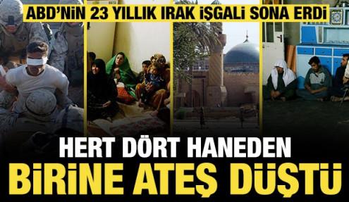 Her dört haneden birine ateş düştü: ABD'nin 23 yıllık Irak işgali sona erdi