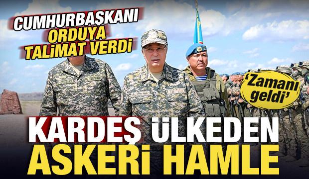 Kardeş ülkeden askeri hamle! Cumhurbaşkanı orduya talimat verdi! 