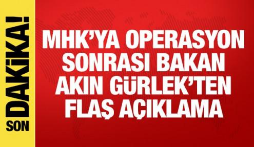 MHK'ya operasyon sonrası Bakan Gürlek'ten açıklama