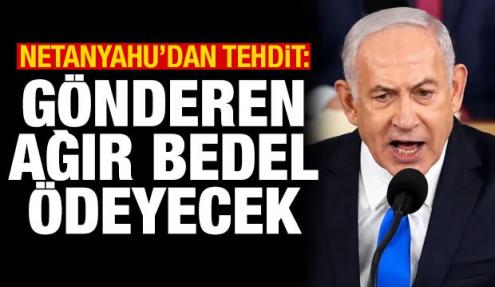 Netanyahu'dan Flydubai açıklaması: Gönderen ağır bedel ödeyecek