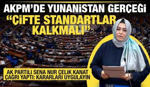 Sena Nur Çelik Kanat’tan Batı Trakya Türkleri için Avrupa'ya çifte standart tepkisi