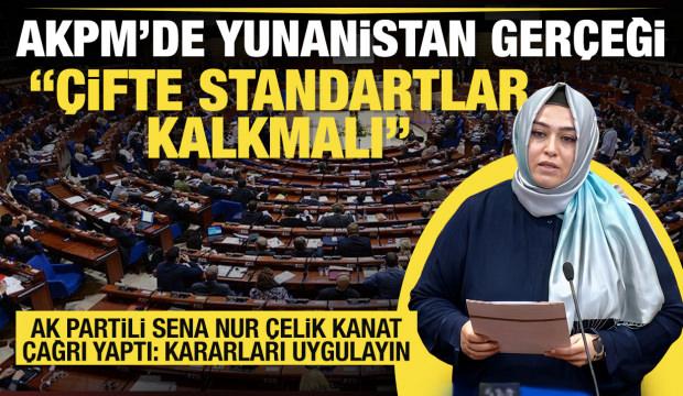 Sena Nur Çelik Kanat’tan Batı Trakya Türkleri için Avrupa'ya çifte standart tepkisi