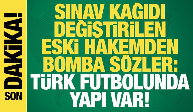 Sınav kağıdı değiştirilen Ali Tuna'dan bomba sözler: Türk futbolunda yapı var!