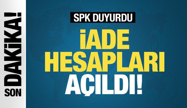 SPK: Fonlardan kendi isteği ile fahiş kazanç elde edenler için iade hesapları açıldı