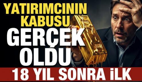 Yatırımcının kabusu gerçek oldu: Altında yıllardır görülmeyen büyük kırılma!
