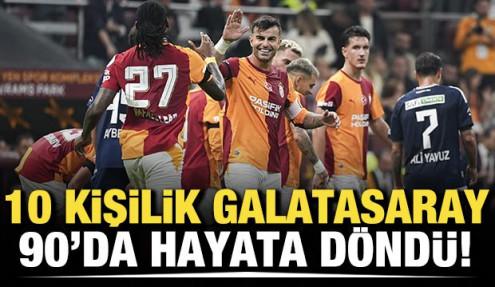 10 kişilik Galatasaray 90'da hayata döndü!