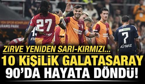 10 kişilik Galatasaray 90'da hayata döndü!