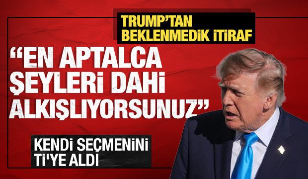 ABD Başkanı Trump'tan destekçilerine yönelik beklenmedik çıkış!
