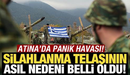 Atina'da panik havası! Silahlanma telaşının asıl nedeni belli oldu