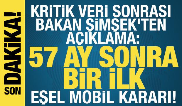 Bakan Şimşek: Yıllık enflasyon 57 ay sonra yüzde 30'un altına geriledi