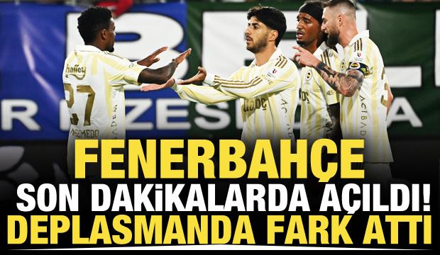 Fenerbahçe son dakikalarda açıldı! Deplasmanda fark attı