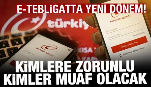 e-Tebligatta yeni dönem: Milyonlarca kişiyi ilgilendiriyor