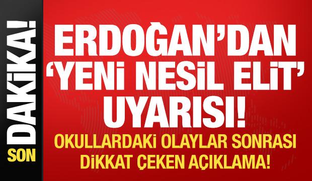 Erdoğan'dan son dakika açıklamalar!