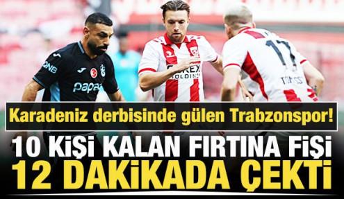 Karadeniz derbisinde gülen Trabzonspor oldu! Fırtına, fişi 12 dakikada çekti