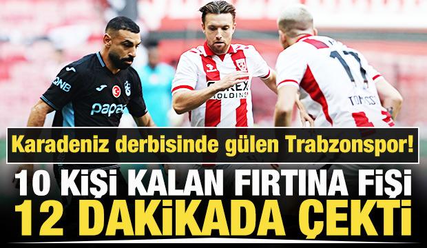 Karadeniz derbisinde gülen Trabzonspor oldu! Fırtına, fişi 12 dakikada çekti
