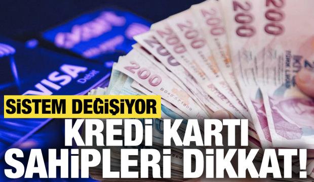 Kredi kartı sahipleri dikkat! Limitler yeniden düzenlenecek
