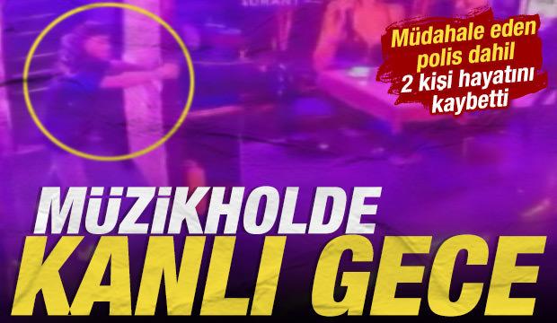 Küçükçekmece'de müzikholde kanlı gece: Müdahale eden polis dahil 2 kişi hayatını kaybetti