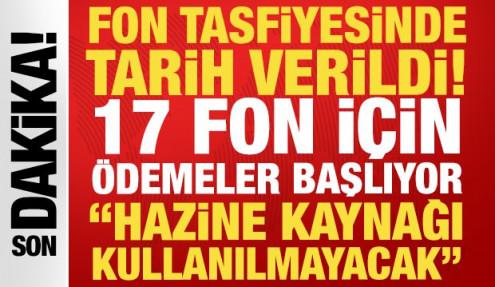 Meclis'te fon bilgilendirmesi! Yılmaz: Hazine kaynağı kullanılmayacak