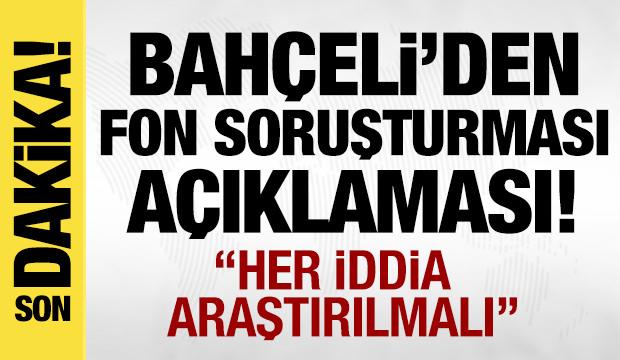MHP Lideri Bahçeli'den son dakika açıklamalar!