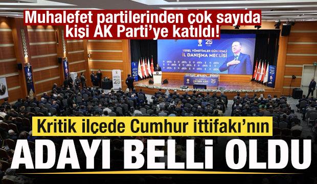 Muhalefet partilerinden çok sayıda kişi AK Parti’ye katıldı! Kritik ilçede aday belli oldu