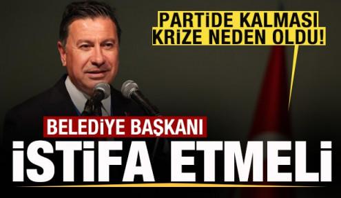 Partide kalması krize neden oldu! Muğla'da başkan Ahmet Aras'a 'İstifa et' çağrısı!