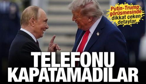 Putin-Trump görüşmesi: Telefonu kapatamadılar! 