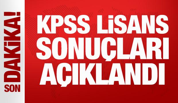 Son Dakika: 2026-KPSS lisans sonuçları açıklandı