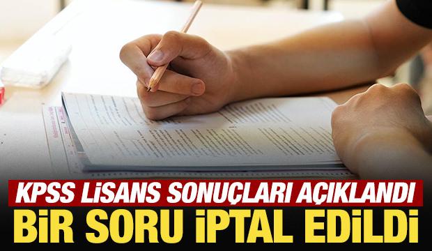 Son Dakika: 2026-KPSS lisans sonuçları açıklandı