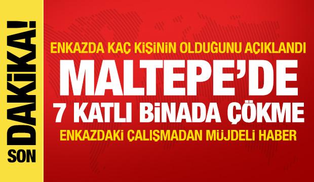 Son dakika haberi: Maltepe'de 7 katlı binada çökme! Enkazda kaç kişinin olduğu açıklandı