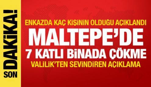 Son dakika haberi: Maltepe'de 7 katlı binada çökme! Enkazdan peş peşe müjdeli haberler