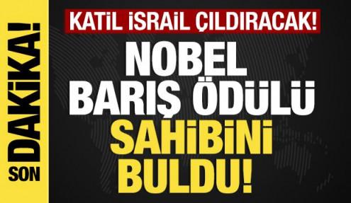Son dakika... Nobel Barış Ödülü sahibini buldu! 