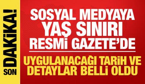 Sosyal medya düzenlemesi Resmi Gazete'de yayımlandı: 1 Kasım'da geçerli olacak