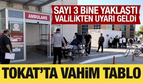 Tokat'ta vahim tablo: Hastaneye başvuranların sayısı 3 bine yaklaştı