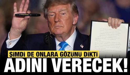 Trump şimdi de onlara gözünü dikti: Kendi adını verecek!