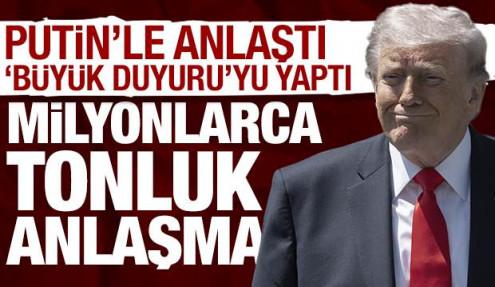 Trump'tan son dakika açıklama: Rusya'yla yaptığı anlaşmayı duyurdu