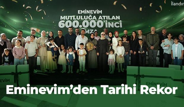 Eminevim&rsquo;den 600 bininci  teslimatla tarihi rekor.