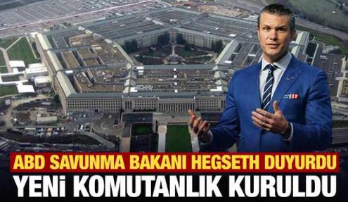 ABD Savunma Bakanı Hegseth duyurdu: 'Otonom Harp Komutanlığı' kuruldu