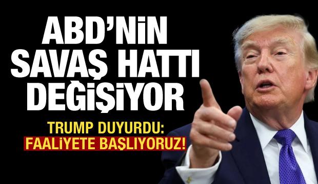 ABD'nin savaş hattı değişiyor! Trump: Eşsiz bir konuma sahip!