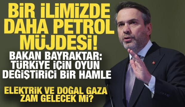 Bakan Bayraktar: Diyarbakır'da kaya petrolü için 24 kuyuluk tarihi sondaj başlıyor