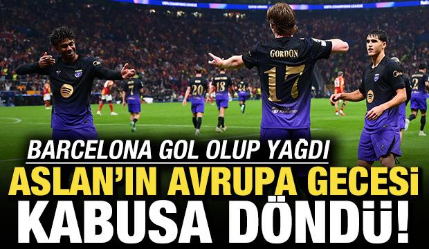 Barcelona gol olup yağdı! Aslan'ın Avrupa gecesi kâbusa döndü