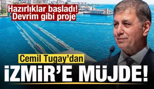 Cemil Tugay'dan İzmir'e müjde! Kolları sıvadı, hazrılıklar başladı! Devrim gibi proje