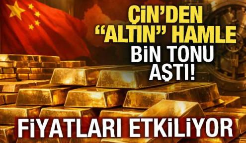 Çin'in altın ithalatı 2026'nın ilk sekiz ayında bin tonu aştı