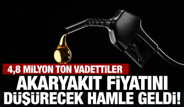 Dizel fiyatını düşürecek hamle: 4,8 milyon ton vadettiler!