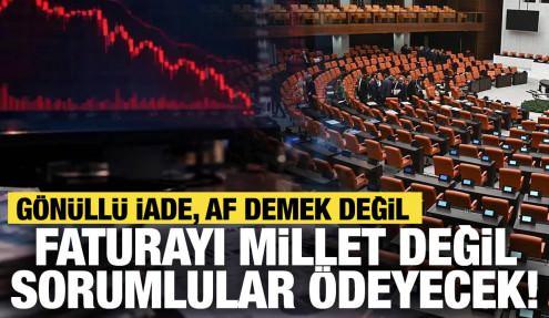 Faturayı millet değil, sorumlular ödeyecek! Fon teklifinde son durum