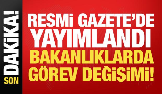 Hazine ve Maliye Bakanlığında yeni atama! Resmi Gazete'de yayımlandı 