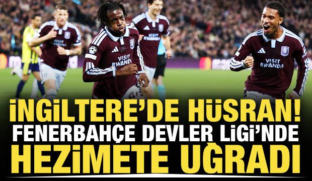 İngiltere'de hüsran! Fenerbahçe Devler Ligi'nde hezimete uğradı