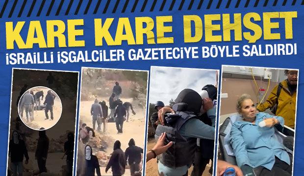 İsrailli işgalcilerden Amerikalı gazeteciye saldırı: Yere yatırıp dakikalarca tekmelediler